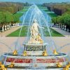 Palace of Versailles Fountain paint by numbers