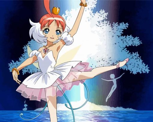 Princess Tutu Ballerina Paint By Numbers