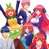 Quintessential Quintuplets Manga Poster Paint By Numbers