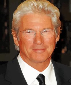 Richard Gere With Glasses Paint By Numbers