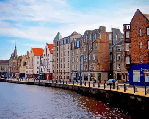 River Of Leith In Edinburgh Paint By Numbers