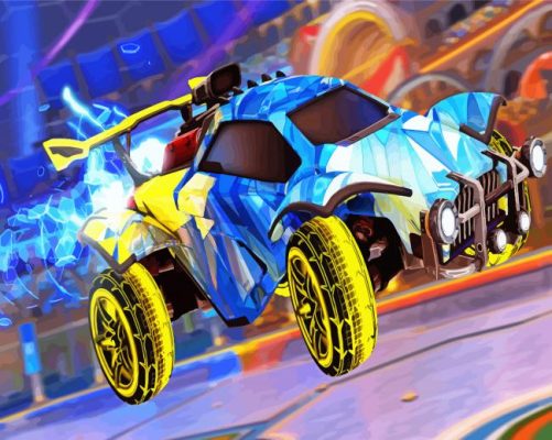 Rocket League Game Paint By Numbers