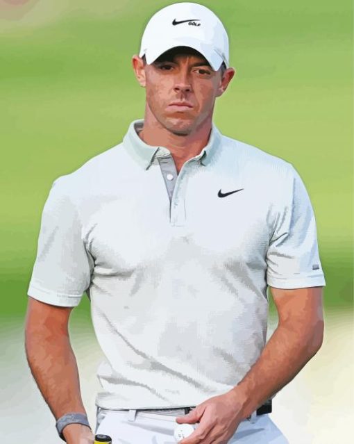 Rory Daniel McIlroy Paint By Numbers