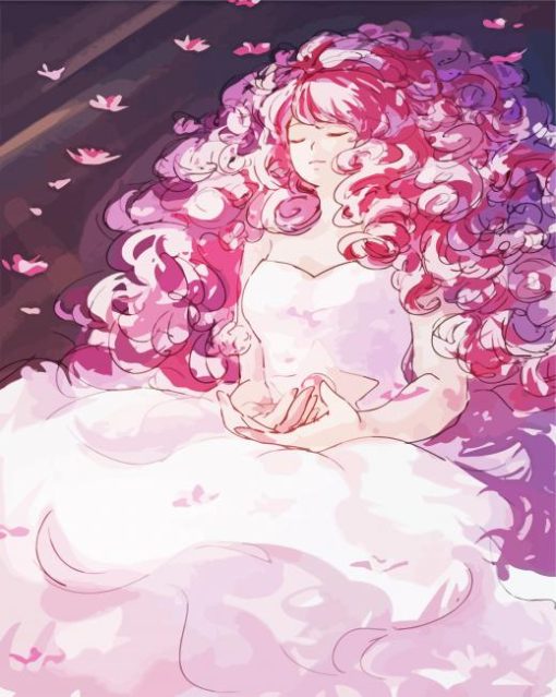 Rose Quartz Character paint by numbers