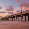 Sunset Gulf Shores Beach Pier Paint By Numbers