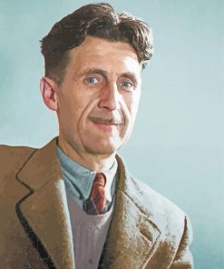 The English novelist George Orwell Paint By Numbers