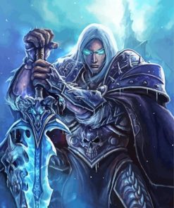 The Game World of Warcraft Wrath of the Lich King paint by numbers