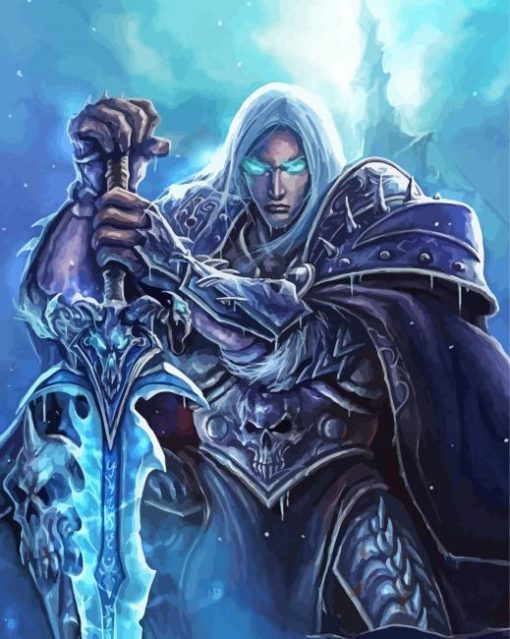 The Game World of Warcraft Wrath of the Lich King paint by numbers