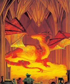 The Hobbit of Smaug paint by numbers