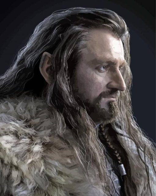 Thorin Oakenshield The Hobbit Character Paint By Numbers