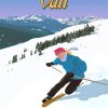 Vail Mountain Poster paint by numbers