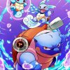 Wartortle Pokemon Squirtle Evolution Paint By Numbers