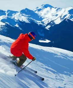 Whistler Blackcomb Paint By Numbers