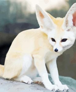 White Fennec Fox Paint By Numbers