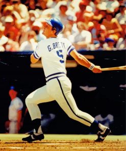 Young George Brett Paint By Numbers