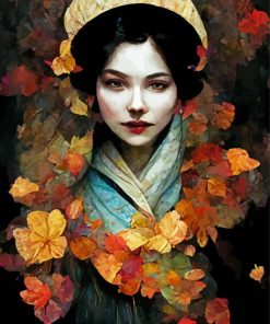 Aesthetic Queen Of Autumn Paint By Numbers