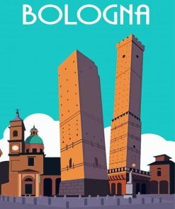 Bologna Italy Poster Paint By Numbers