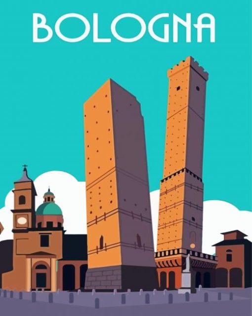 Bologna Italy Poster Paint By Numbers