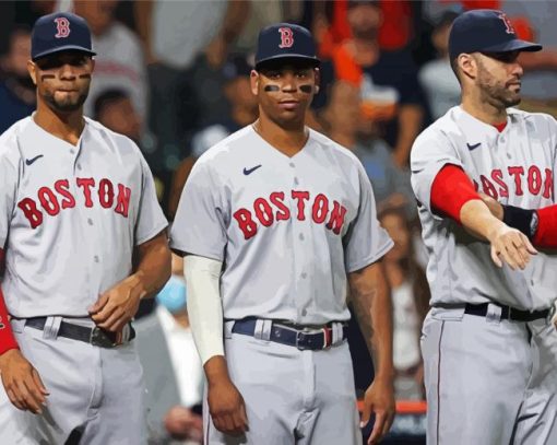 Boston Red Sox Players Paint By Numbers