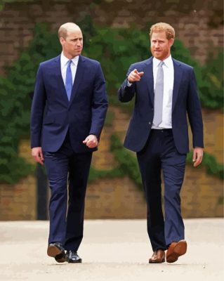 Classy Prince William And Harry Paint By Numbers