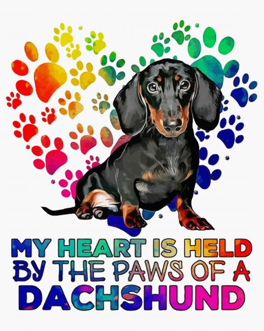 Adorable Dog Quote Paint By Numbers