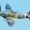 Flying WWII Fighter Plane Paint By Numbers