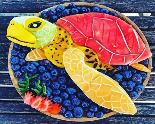 Food Art Fruit Paint By Numbers