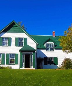 Green Gables House Paint By Numbers
