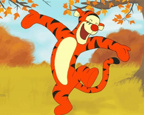 Happy Tigger Paint By Numbers