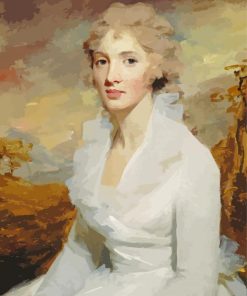 Lady In White Dress Henry Raeburn Paint By Numbers