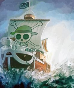 Merry One Piece Ship Paint By Numbers
