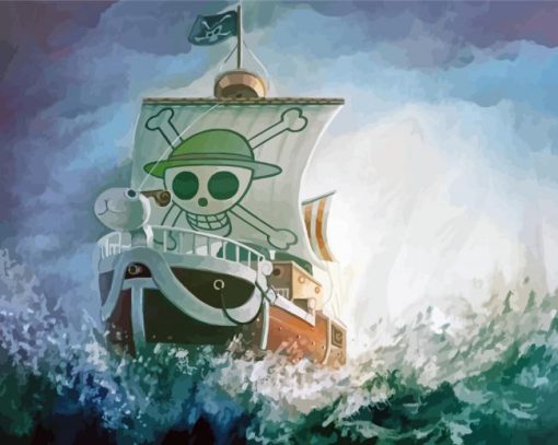 Merry One Piece Ship Paint By Numbers