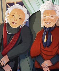 Two Old Women Art Paint By Numbers