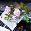 Piano With Pink Rose Flowers Paint By Numbers