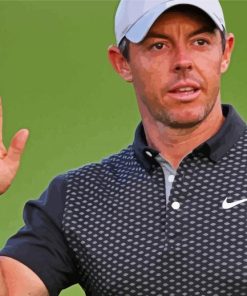 Rory McIlroy Professional Golfer Paint By Numbers