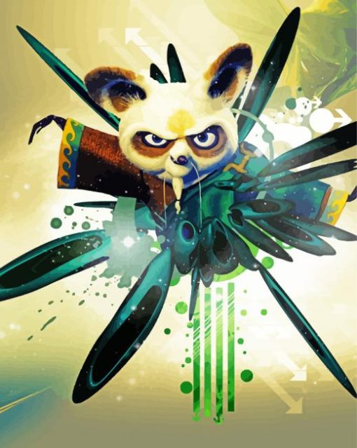 Shifu Character Art Paint By Numbers