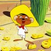 Speedy Gonzales Looney Tunes paint by numbers