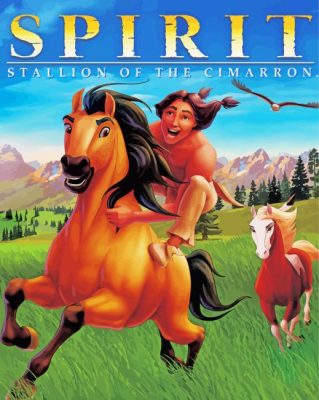 Spirit Stallion of the Cimarron paint by numbers