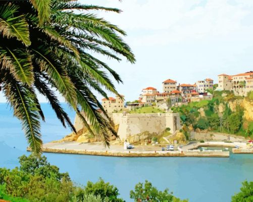 Ulcinj Town Paint By Numbers