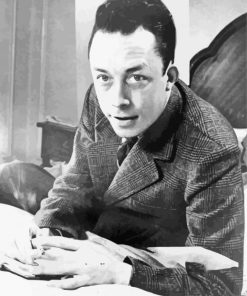 Vintage Albert Camus paint by numbers