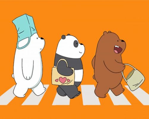 We Bare Bears Paint By Numbers