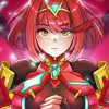 Xenoblade Pyra Anime Paint By Numbers