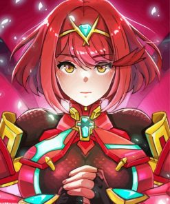 Xenoblade Pyra Anime Paint By Numbers