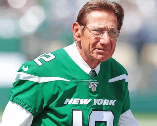 Former Player Joe Namath Paint By Numbers