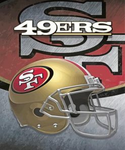 49ers Football Team Poster Paint By Numbers