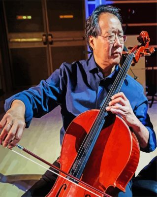 American Cellist Yo Yo Ma Paint By Numbers