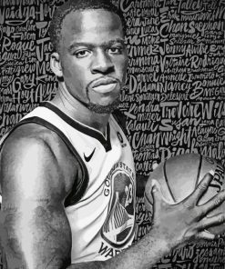 Black And White Draymond Green Paint By Numbers