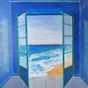 Blue Door To The Sea Paint By Numbers