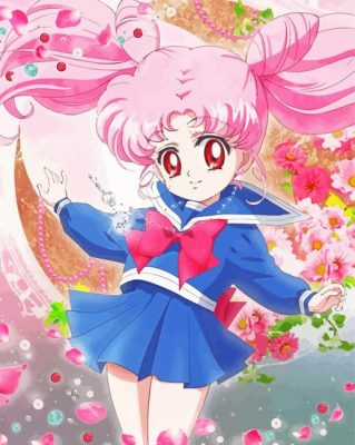 Chibiusa Manga Character Paint By Numbers