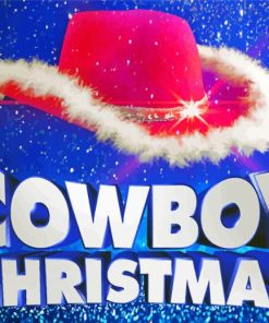 Cowboy Christmas Art Paint By Numbers
